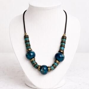 Y2k Guess Statement Necklace